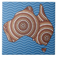 Aboriginal Australia dot painting