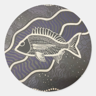 Aboriginal bream sticker