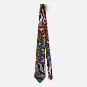 Aboriginal Design-15 Neck Tie