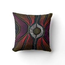 Aboriginal Design-2 Throw Pillow