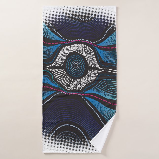 Aboriginal Design One Towel (Bath Towel)