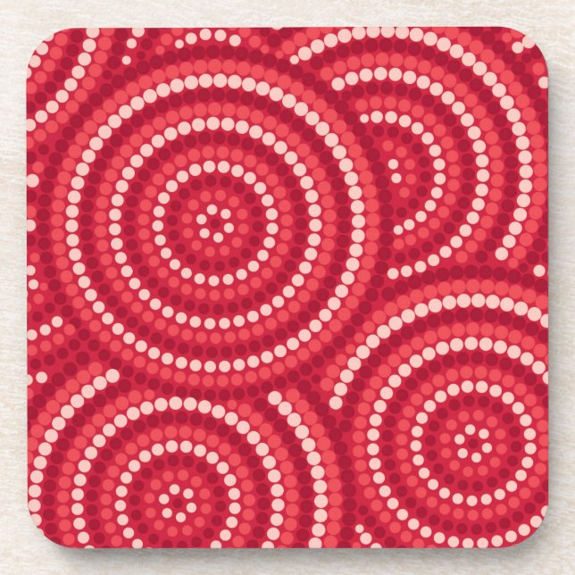 Aboriginal Dot Painting Coaster (Front)