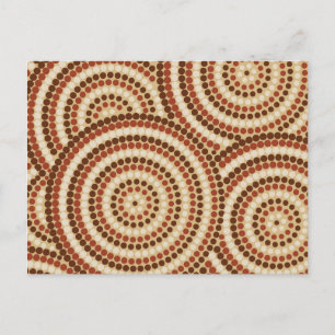 Aboriginal Dot Painting Postcard