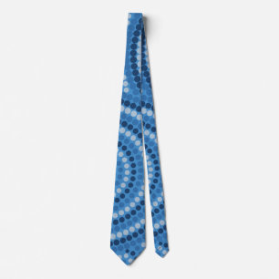 Aboriginal dot painting tie