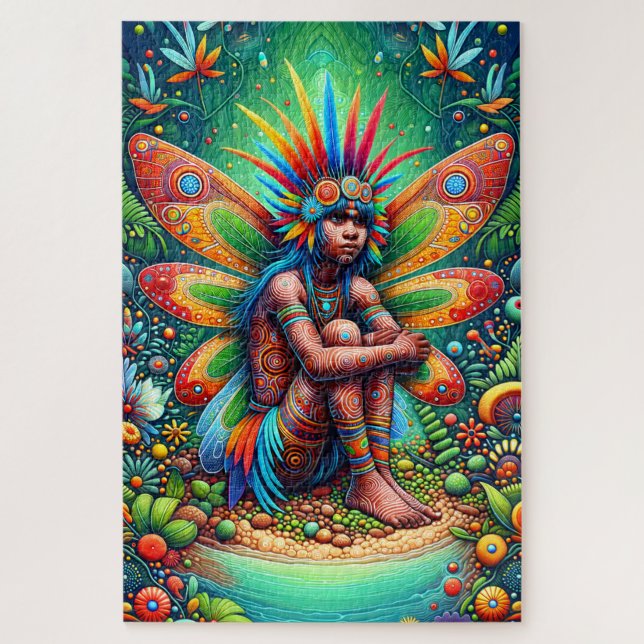 Aboriginal Fairy Jigsaw Puzzle (Vertical)