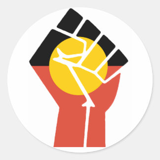 Aboriginal Fist Sticker