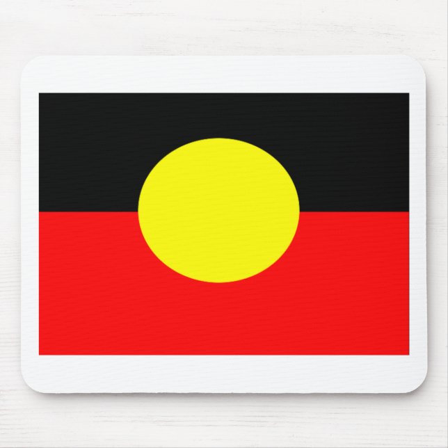 aboriginal-Flag Mouse Mat (Front)