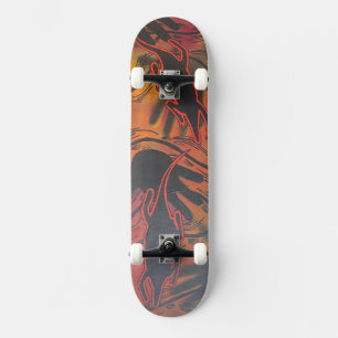 Aboriginal goanna skateboard