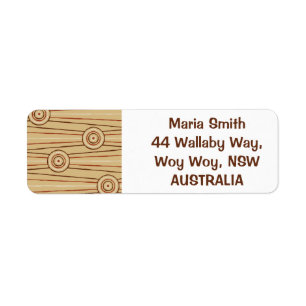 Aboriginal line and circle painting