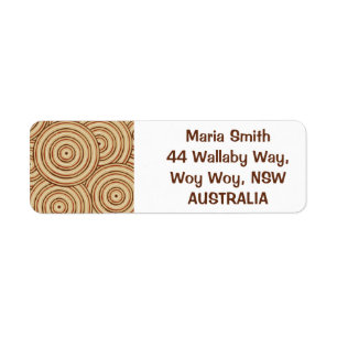 Aboriginal line painting