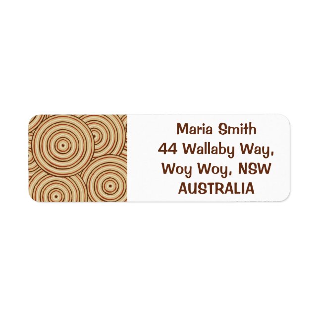Aboriginal line painting (Front)