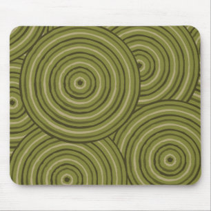 Aboriginal line painting mouse mat