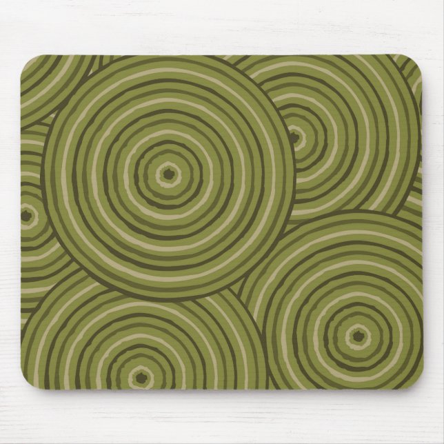 Aboriginal line painting mouse mat (Front)