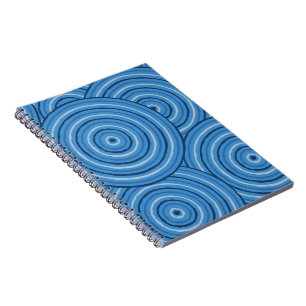 Aboriginal line painting notebook