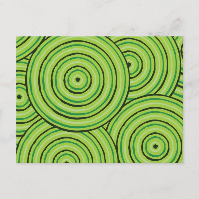 Aboriginal line painting postcard (Front)