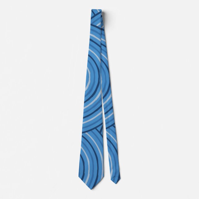 Aboriginal line painting tie (Front)
