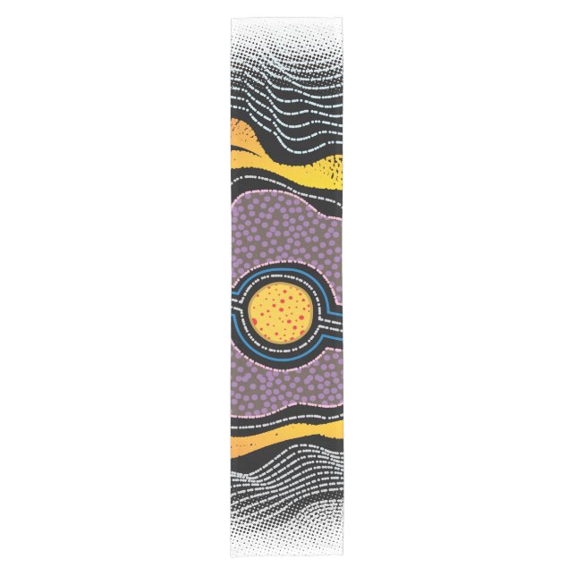 Aboriginal Pattern Table Runner (Front)