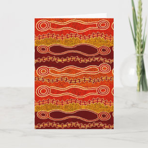 Aboriginal Serpents . Card