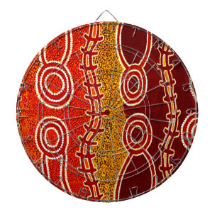 Aboriginal Serpents . Dartboard