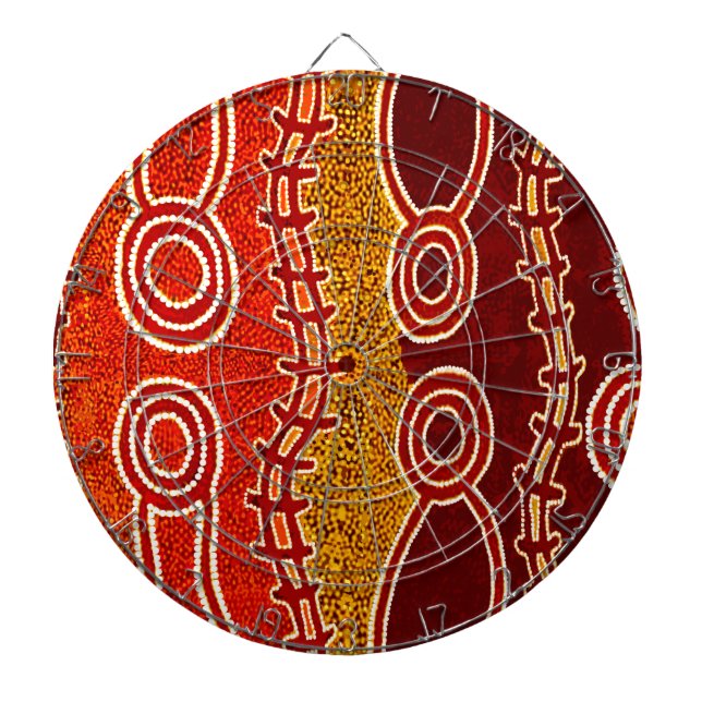 Aboriginal Serpents . Dartboard (Front)