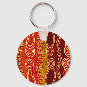 Aboriginal Serpents . Key Ring