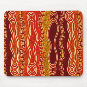 Aboriginal Serpents . Mouse Mat