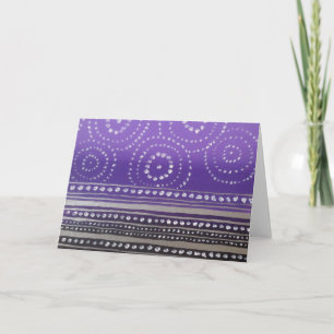 Aboriginal style greeting card