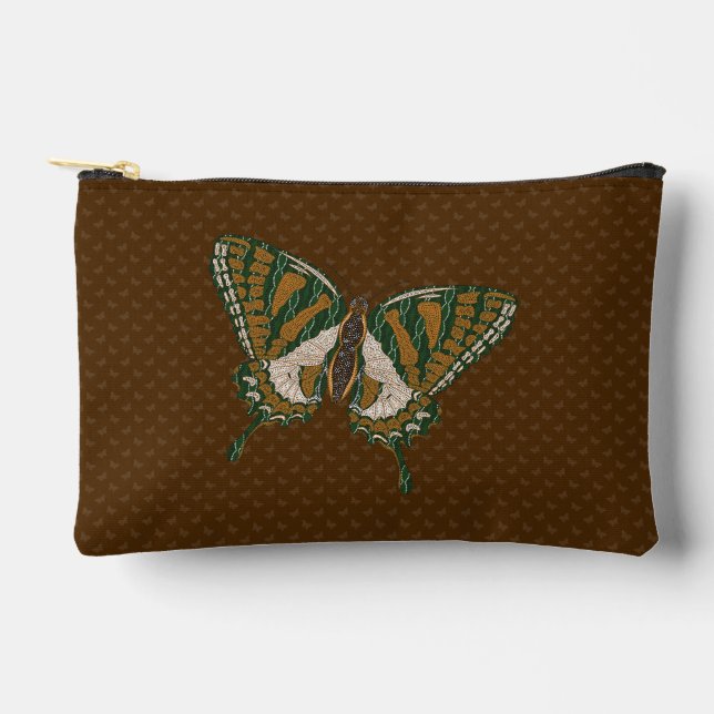 Aboriginal Swallowtail Accessory Pouch (Front)