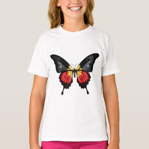 Aboriginal Swallowtail Butterfly Flag Sticker T-Shirt