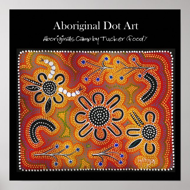 Aboriginals Camp by Tucker (food) Poster (Front)