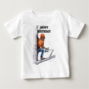 Aborist Tree surgeon Birthday present gift. Baby T-Shirt