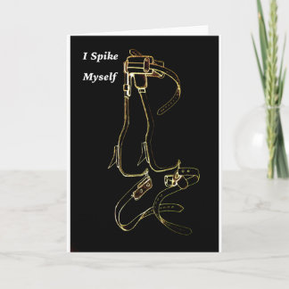 Aborist Tree surgeon Birthday present gift. Card