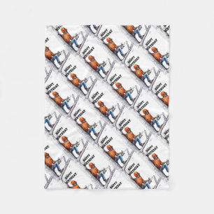 Aborist Tree surgeon Birthday present gift. Fleece Blanket