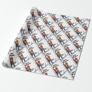Aborist Tree surgeon Birthday present gift. Wrapping Paper
