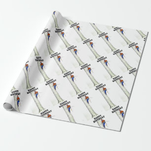 Aborist Tree surgeon Birthday present gift. Wrapping Paper