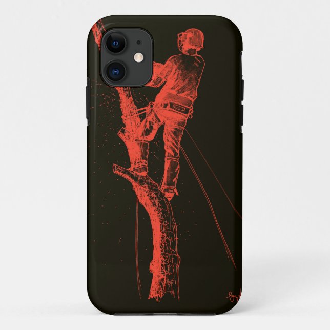 Aborist Tree surgeon christmas present gift Case-Mate iPhone Case (Back)