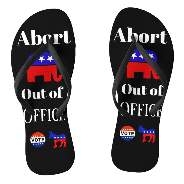Abort GOP Out of Office Flip Flops (Footbed)