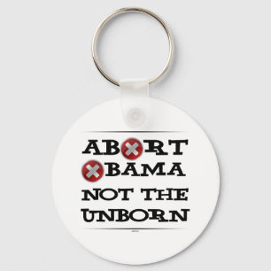 Abort Obama Key Ring