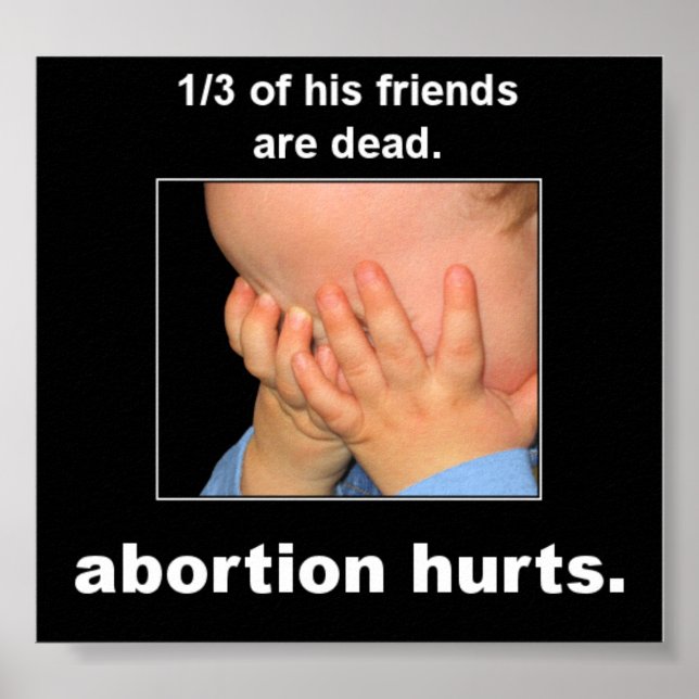 Abortion Hurts Poster (Front)