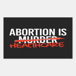 Abortion is Healthcare Rectangular Sticker