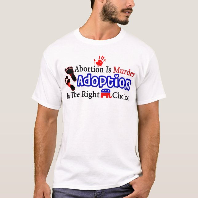 Abortion Is Murder T-Shirt (Front)
