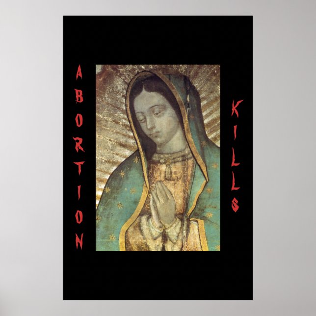 ABORTION KILLS POSTER (Front)