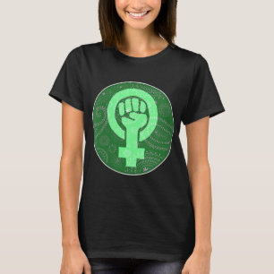 Abortion Rights Feminist Fist Green Bandanna Pro C T-Shirt