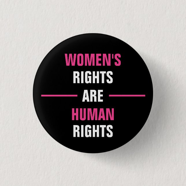 Abortion Rights Feminist Women Roe v Wade 3 Cm Round Badge (Front)