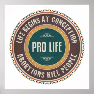 Abortions Kill People Poster