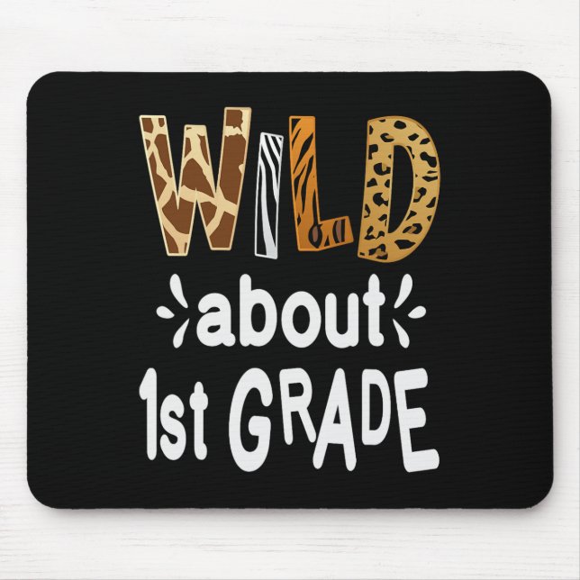 About 1st Grade Welcome Back To School First Day O Mouse Mat (Front)