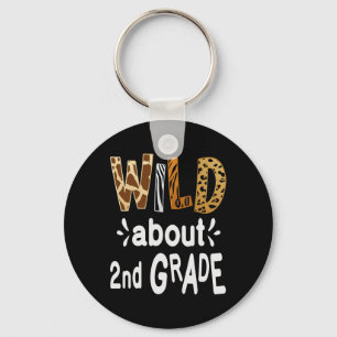 About 2nd Grade Welcome Back To School First Day O Key Ring