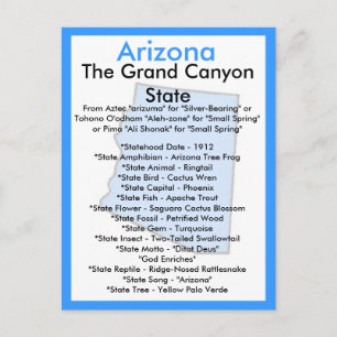 About Arizona Postcard