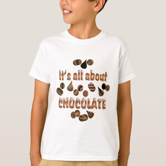 About Chocolate T-Shirt (Front)