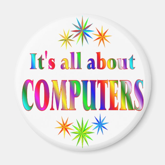 About Computers Magnet (Front)